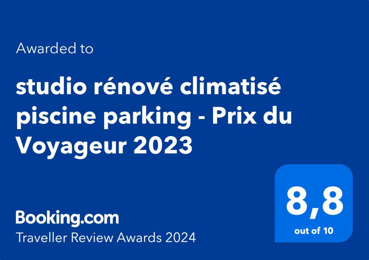 Appartement Rénové Climatisé Piscine Parking